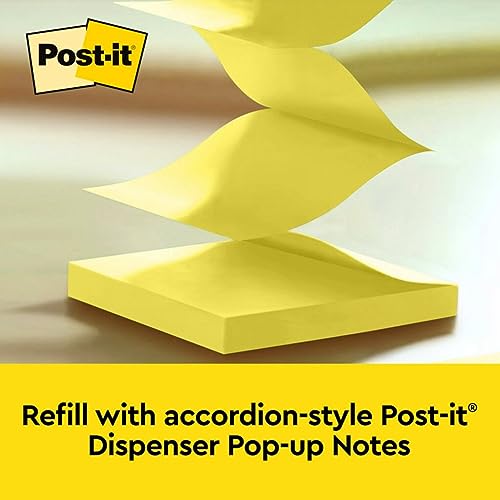 Post-it Pop-up Note Dispenser, Cat design, 3x3 in, 1 Dispenser/Pack (CAT-330,White)