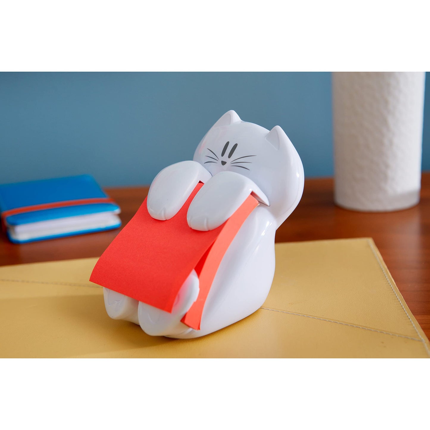 Post-it Pop-up Note Dispenser, Cat design, 3x3 in, 1 Dispenser/Pack (CAT-330,White)